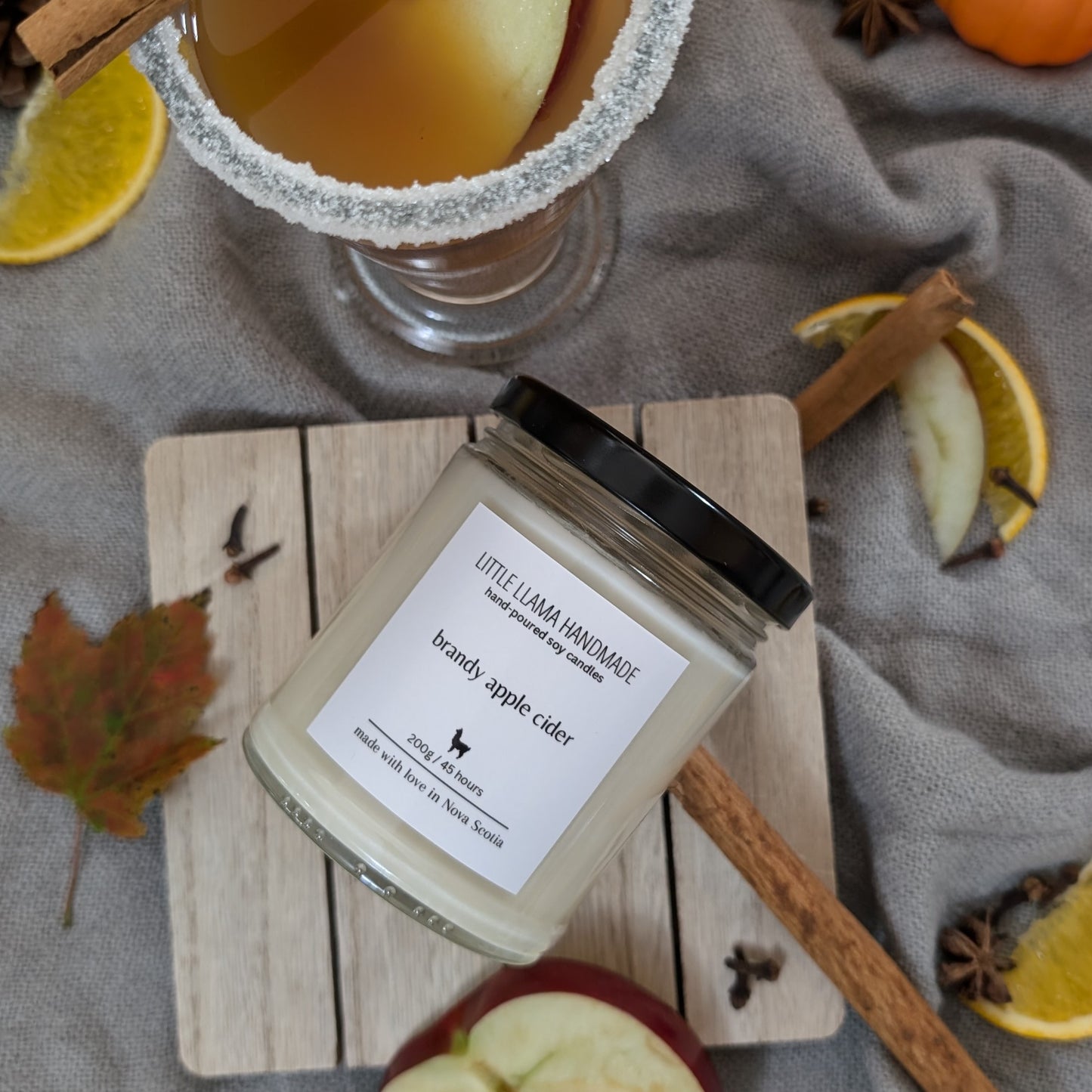 Brandy Apple Cider Soy Candle