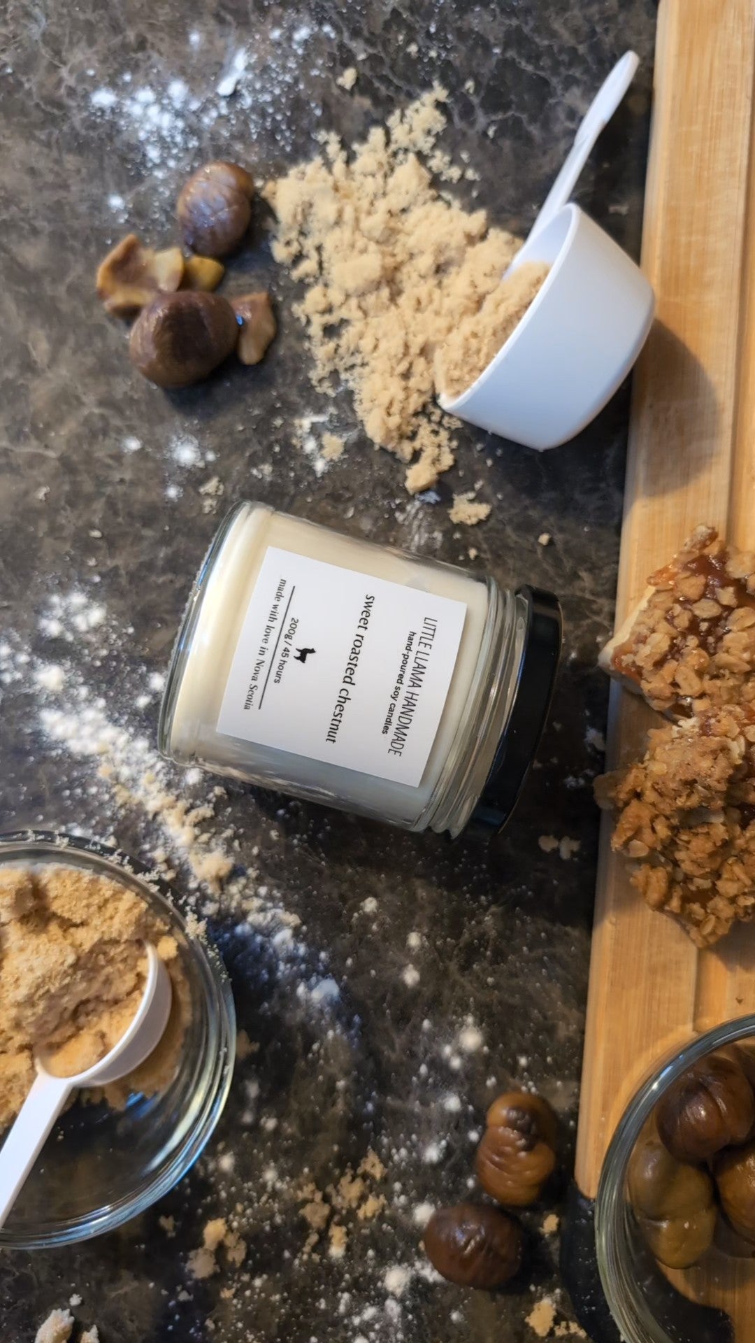 Sweet Roasted Chestnut Soy Candle
