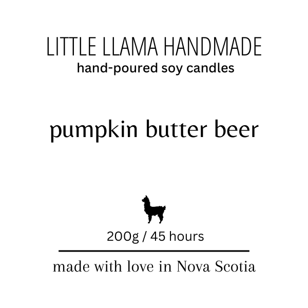 Pumpkin Butter Beer Soy Candle