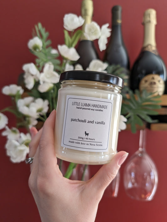 Patchouli and Vanilla Soy Candle