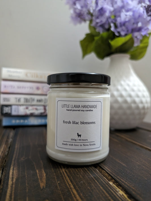 Fresh Lilac Blossoms Soy Candle