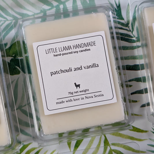 Patchouli and Vanilla Soy Wax Melt